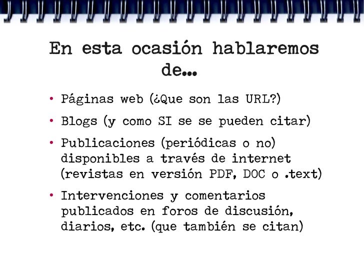 como hacer citas de paginas de internet apa